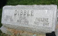 Dibble, Ernest, Pearl and Pauline